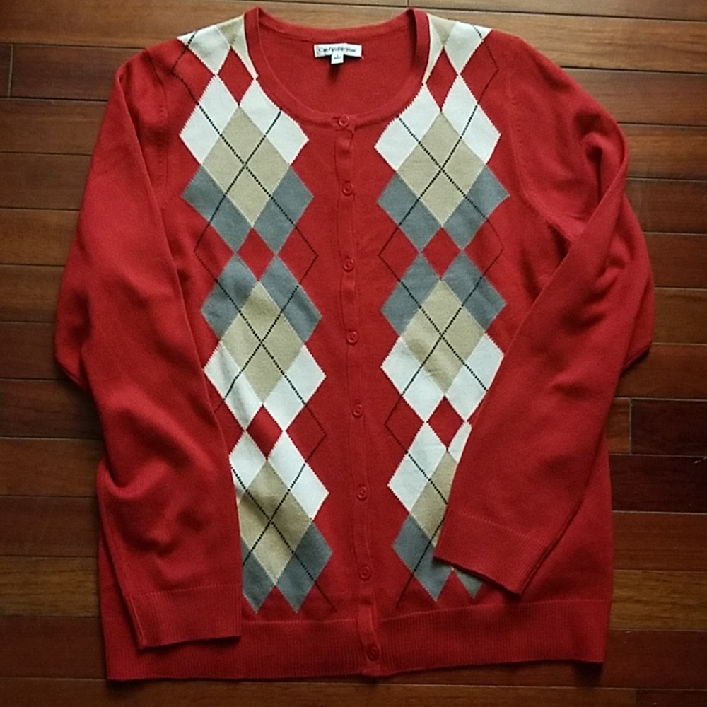 Croft & Barrow argyle Cardigan 💥 FINAL PRICE 💥
